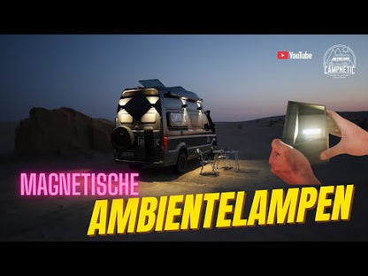 LED Solar Ambientelicht mit Magnethalterung - 2er Set