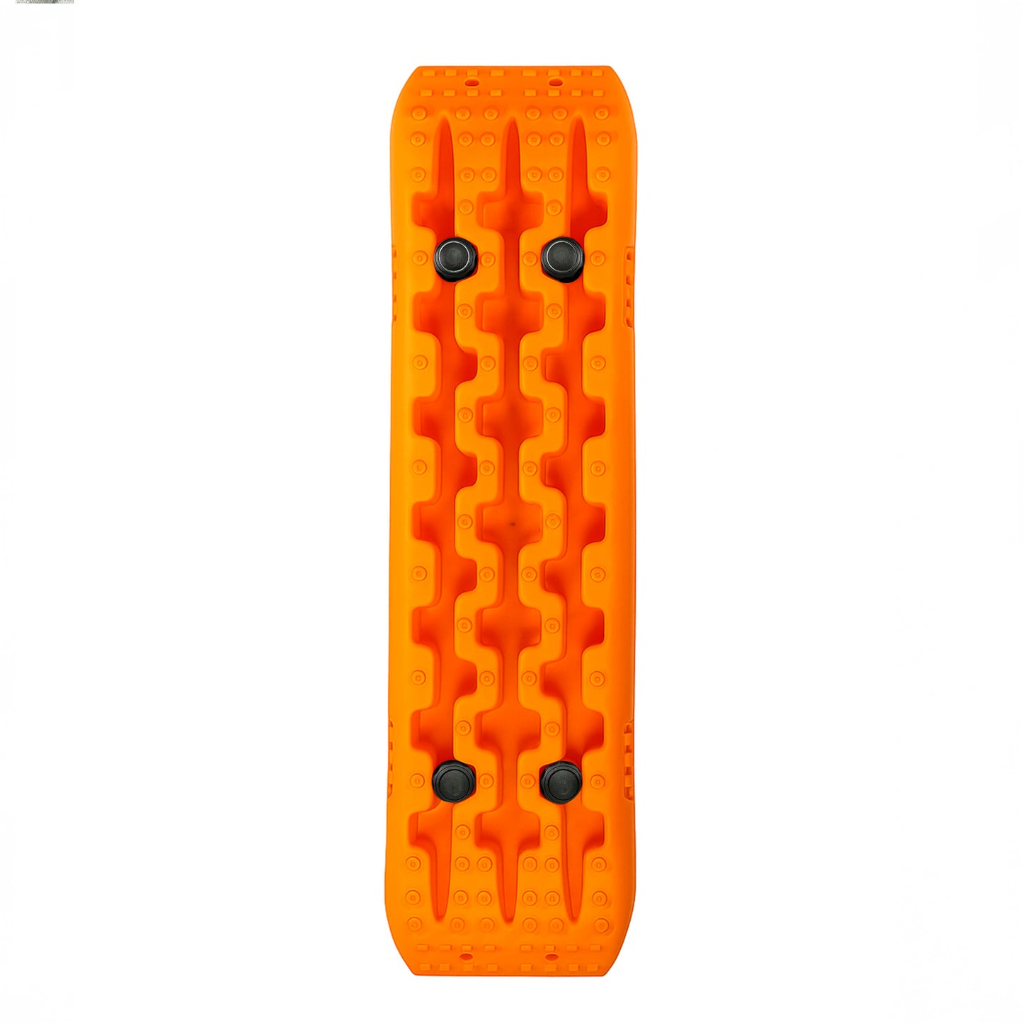Orangefarbene Campnetic Sandbleche mit Magnetbefestigung am Fahrzeug