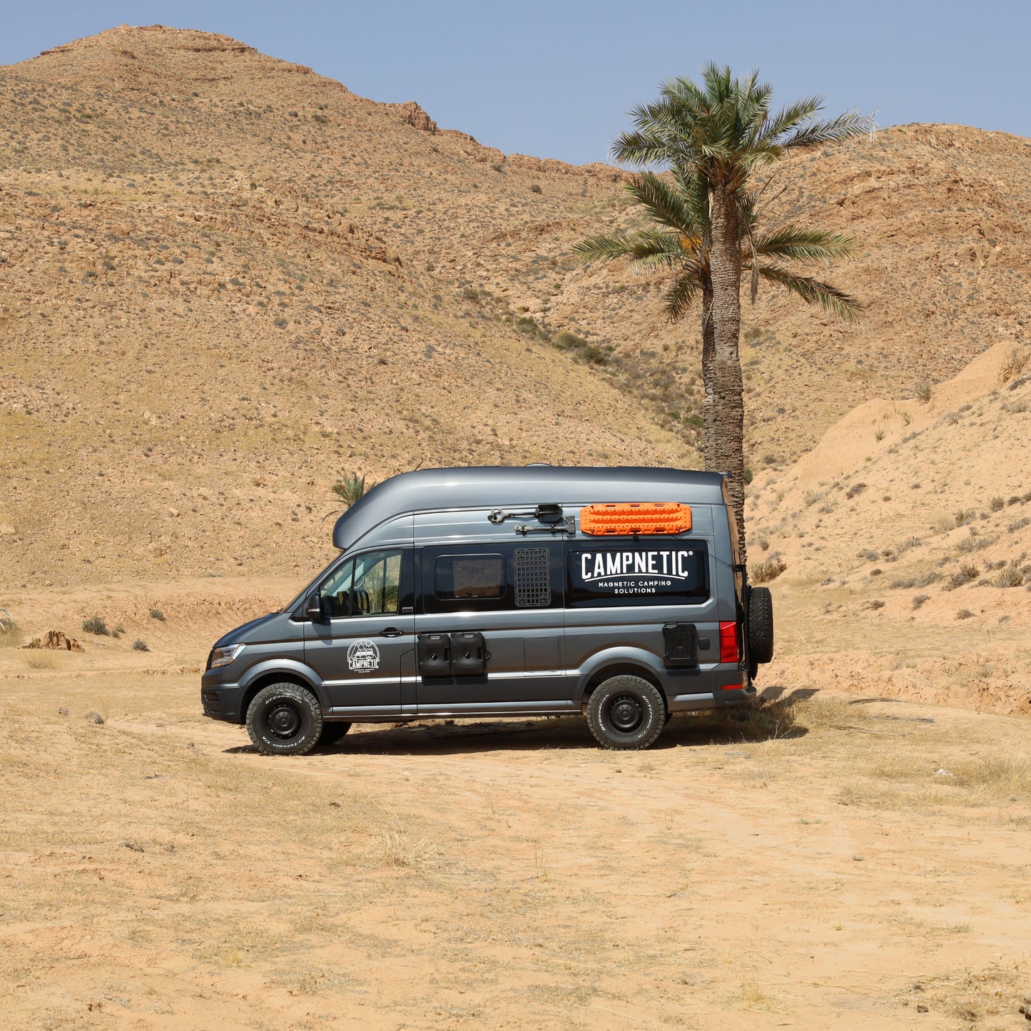 Maxtrax sandbleche am vw t6.1 halterung magnetisch