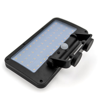 wiederaufladbare Solar LED Lampe mit Magnet und automatischer Sensoraktivierung
